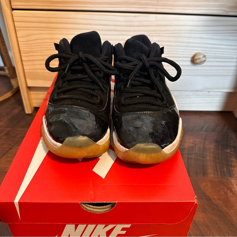 Jordan 11 Retro Low Barons Black 2017 Size 10.5 Men